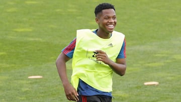 12/10/19 ENTRENAMIENTO SELECCION ESPA&Ntilde;OLA ESPA&Ntilde;A  SUB21
 ANSU FATI
 
 