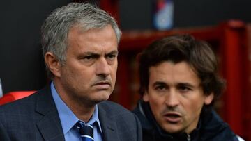 Mourinho y Rui Faria.