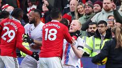 The Brazilian midfielder was sent off following a brawl in the Premier League win over Crystal Palace.