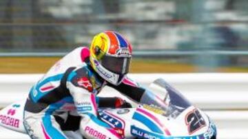 <b>SIGUE ASOMBRANDO. </b>Maverick Viñales se hizo con el primer puesto de la parrilla en Silverstone.