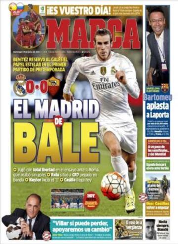 Portadas de la prensa deportiva