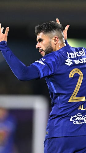 Alan Medina of Pumas during the 12th round match between Pumas UNAM and America as part of the Liga BBVA MX Varonil, Torneo Clausura 2026 at Olimpico Universitario Stadium, on March 21, 2026 in Mexico City, Mexico.