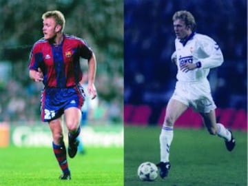 El croata Prosinecki jugo 3 temporadas para el Real Madrid en la década de los 90, década en la que también ficho para el Barcelona donde jugo una sola temporada, la de 1995.