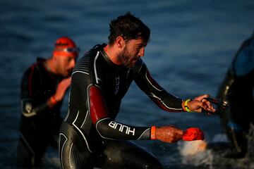 Las mejores im¨¢genes del Ironman 70.3 de Barcelona