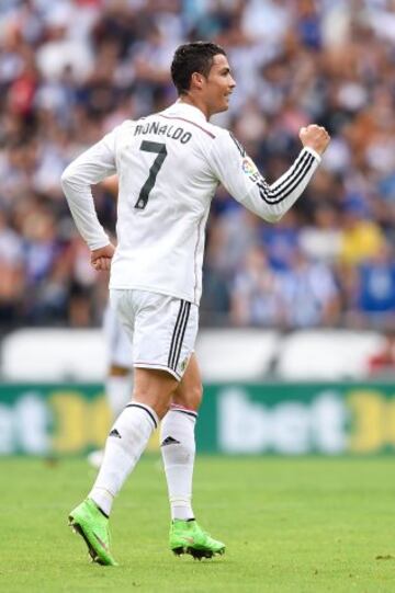 Cristiano Ronaldo celebra el 1-0.