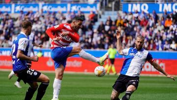 Jorge Molina enun momento del partido contra el Alav&eacute;s.