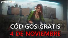 Free Fire | Códigos de hoy sábado 4 de noviembre de 2023: recompensas gratis