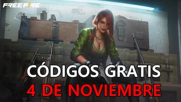 Free Fire | Códigos de hoy martes 4 de noviembre de 2025: recompensas gratis