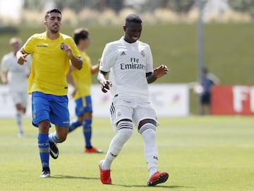 El debut de Vinícius Júnior con el Castilla en imágenes