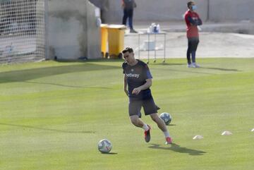 09/05/20 ENTRENAMIENTO DEL LEVANTE A PUERTA CERRADA PROTOCOLO COVID 19  CARLOS CLERC