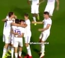 Bienvenidos al gol del futuro del Real Madrid: Miguel Gutiérrez y Arribas en acción
