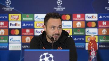 18/10/21 RUEDA DE PRENSA ROBERTO DE ZERBI ENTRENADOR SHAKTHAR DONETSK 