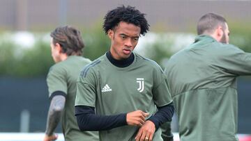 Así entrenan Cuadrado y la Juve para recibir al Madrid en Champions