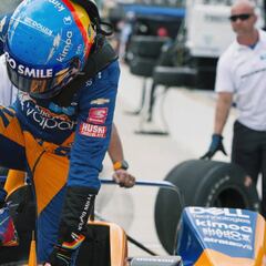 El McLaren y la falta de rodaje, los lastres de Alonso en Indy