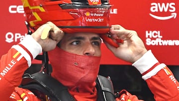 Carlos Sainz (Ferrari). Hungaroring, Hungría. F1 2024.