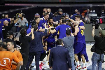 El Barcelona, campe¨®n de la Copa del Rey.