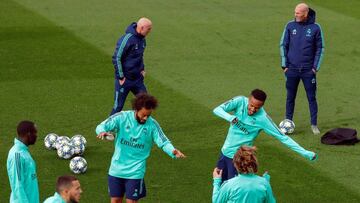 El silencioso, invisible e indivisible apoyo del núcleo duro madridista a Zinedine Zidane