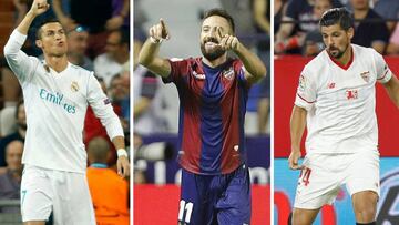 Lesionados y sancionados de la cuarta jornada de Primera División.