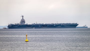 The US Navy has deployed this warship in the Caribbean, with a capacity for 90 aircraft.