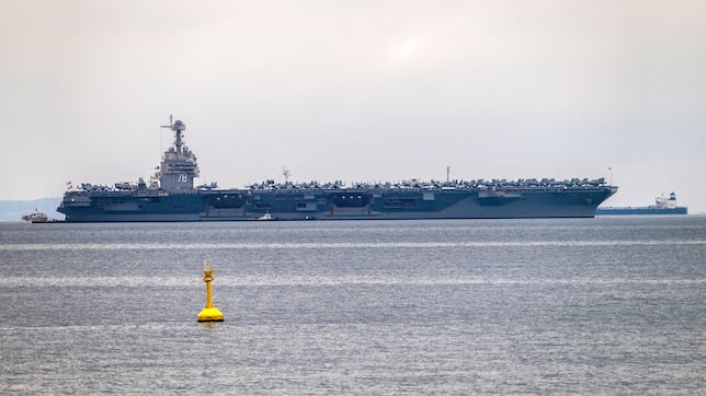 USS Gerald Ford, el gigante nuclear que Estados Unidos tiene frente a Venezuela: es el portaaviones más grande del mundo