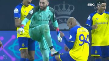 Asistencia de lujo de Ospina y todo Al Nassr la celebra con él