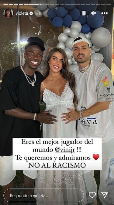 Violeta Mangri?¨¢n denuncia insultos de aficionados del Valencia por defender a Vinicius