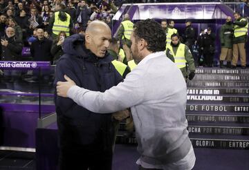 Zinedine Zidane y Sergio González.