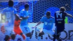 El penal que no cobró Franco Arrué a favor de la U