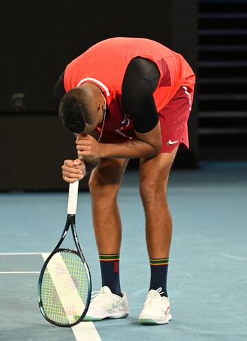 Las reacciones de Nick Kyrgios en su derrota contra Daniil Medvédev