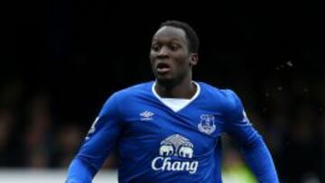 Lukaku, con el Everton.