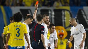 Fernández Borbalán gives Sergio Ramos his marching orders