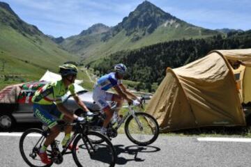 Thibaut Pinot y Rafal Majka.