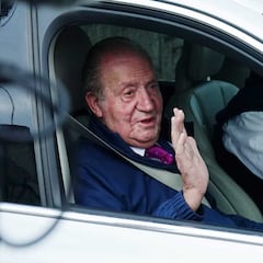 Juan Carlos I vuelve a España por la jura de la Constitución de la Princesa Leonor