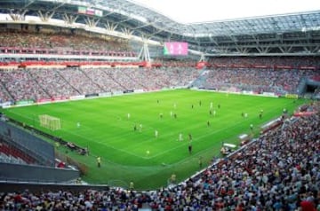 Se jugará en el Kazán Arena, con capacidad para 50000 personas. Allí hace de local el Rubin Kazán. La ciudad tiene poco más de un millón de habitantes.