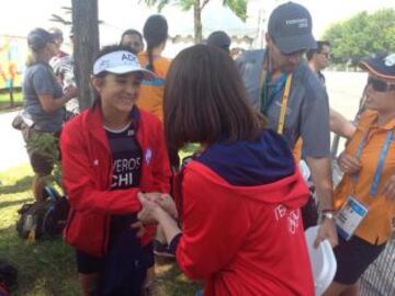 La triatleta chilena se quedó con la medalla de oro tras lograr un tiempo de 1:57:18. De paso, se clasificó a los Juegos Olímpicos de Río de Janeiro 2016.