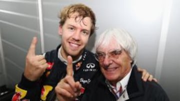 Ecclestone: "Vettel es el mejor piloto de la historia de la F-1"