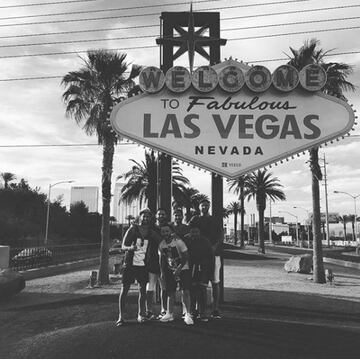 Isco disfruta de sus amigos siempre que puede. En el verano de 2017 se fue con sus amigos a Las Vegas.