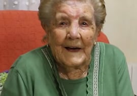 Teresa García, anciana de 100 años: “He trabajado desde los 12 años en casa de mi padre, que también era agricultor”