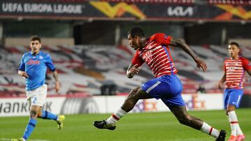 18/02/21 PARTIDO IDA DIECISEISAVOS EUROPA LEAGUE
 GRANADA - NAPOLES
 GOL 2-0 KENEDY  