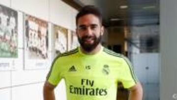 Carvajal habló en los medios oficiales del club.