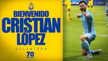 Las Palmas ficha al ariete Cristian López