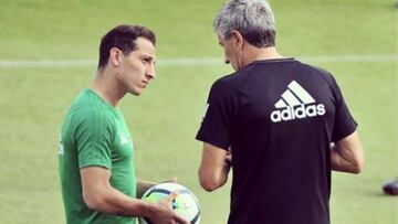 Guardado se despide de Quique Setién con emotivo mensaje