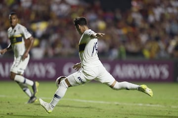 El equipo colombiano igualó 2-2 y quedó muy cerca de la eliminación de la Copa Libertadores. Deberá ganar en la última fecha y esperar una derrota de los argentinos.