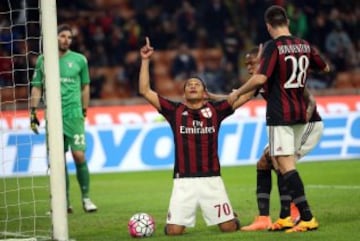 Bacca salvó al Milan frente a Lazio. Fue empate 1-1.