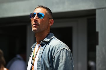 Marco Materazzi en el Paddock del Gran Premio de Barcelona que se disputa en el circuito de Barcelona-Catalu?a.