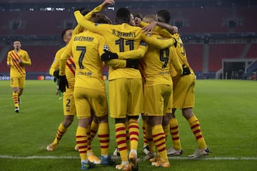 0-2. Martin Braithwaite celebró el segundo gol.