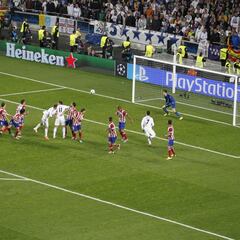 Cinco años del cabezazo de Sergio Ramos en Lisboa