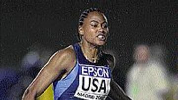 <B>LA REINA.</B> Marion Jones sigue invicta esta temporada.