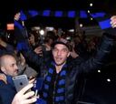 Podolski en Milan para unirse al Inter y ser compañero de Medel