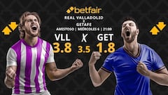 Real Valladolid vs. Getafe CF: horario, dónde ver, estadísticas y pronósticos